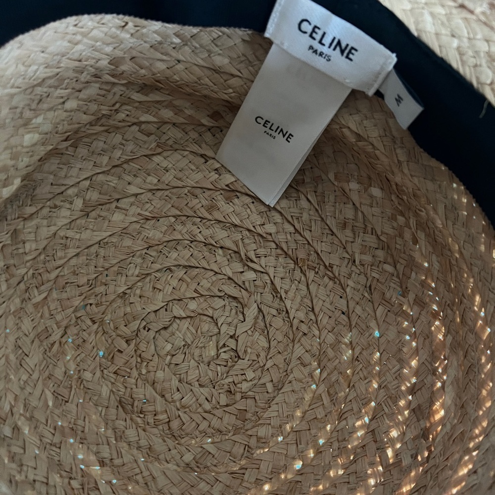 CELINE WIDE-BRIMMED TRIOMPHE HAT IN RAFFIA
NATURAL - Picture 7 of 14